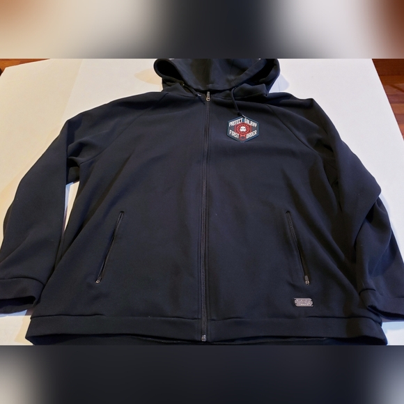 Disney Star Wars 709 Galaxy's Edge Protect First Order Zip Hoodie Jacket 2XL - Picture 1 of 6